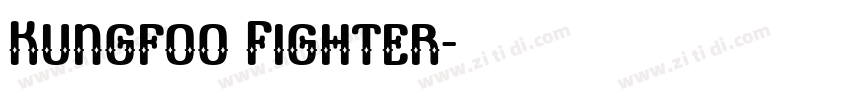Kungfoo Fighter字体转换